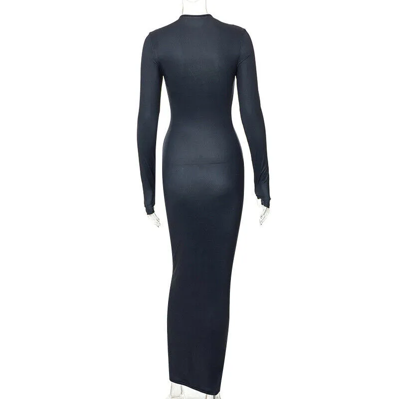 Silhouette Maxi Dress