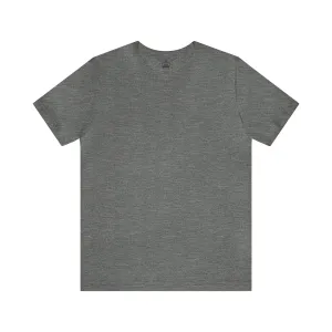 Unisex Jersey Short Sleeve Deep Heather Grey T Shirt