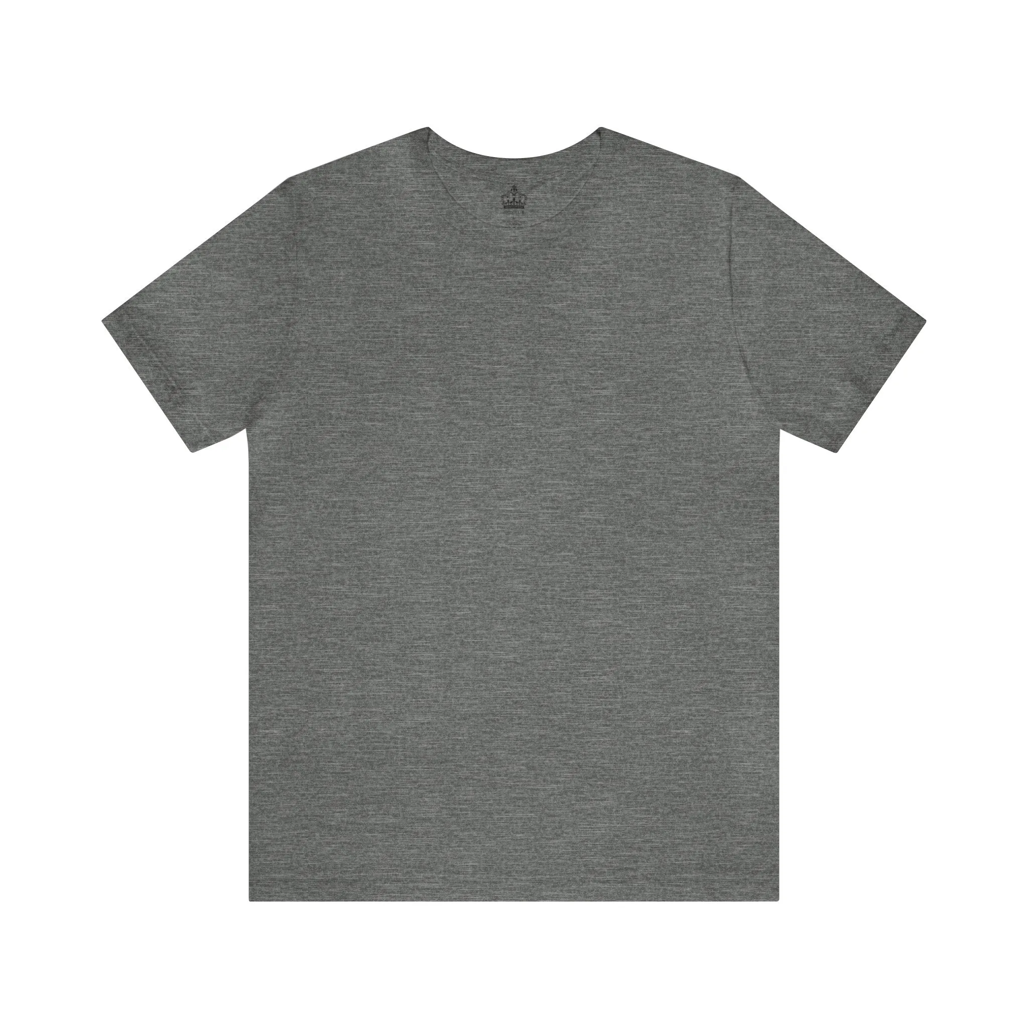 Unisex Jersey Short Sleeve Deep Heather Grey T Shirt