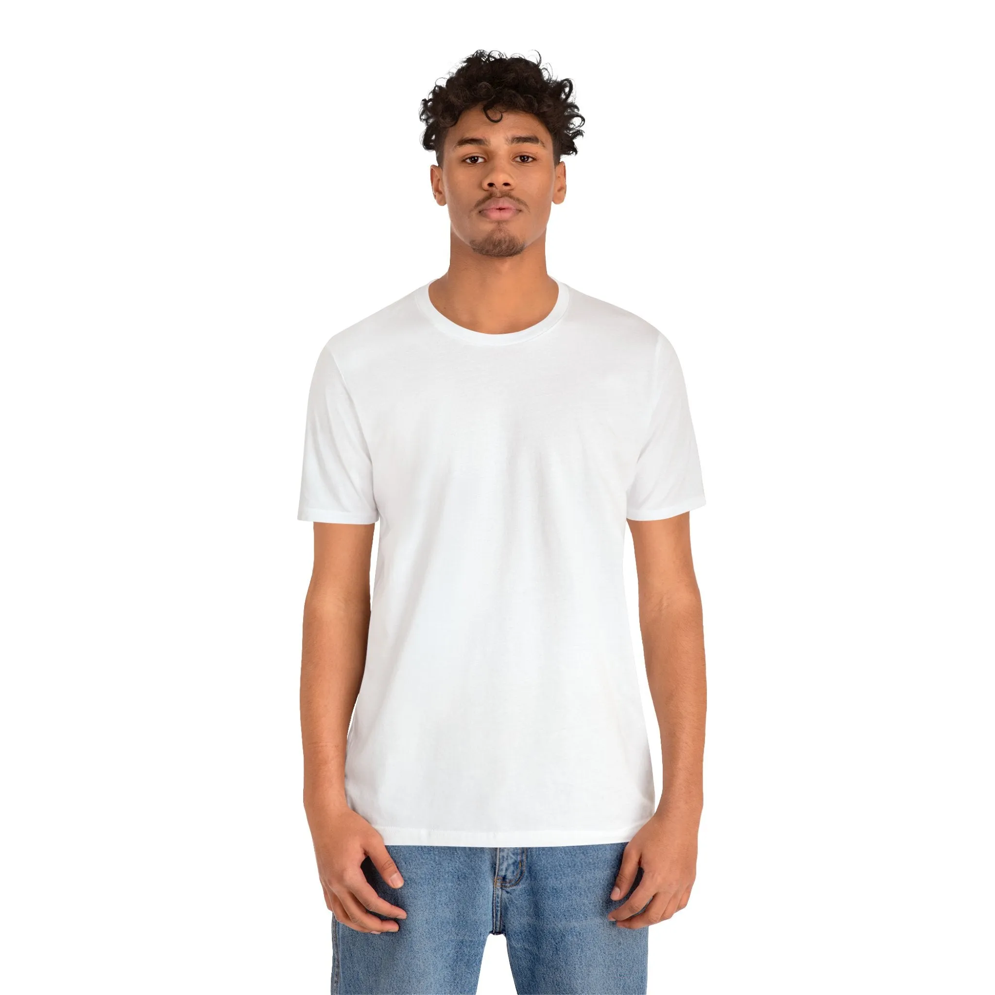 Unisex Jersey Short Sleeve White T Shirt