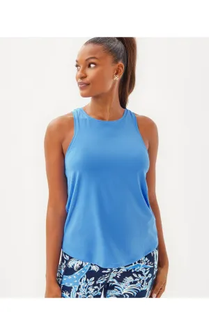 UPF 50  Luxletic Westley Active Tank Sunwashed Blue