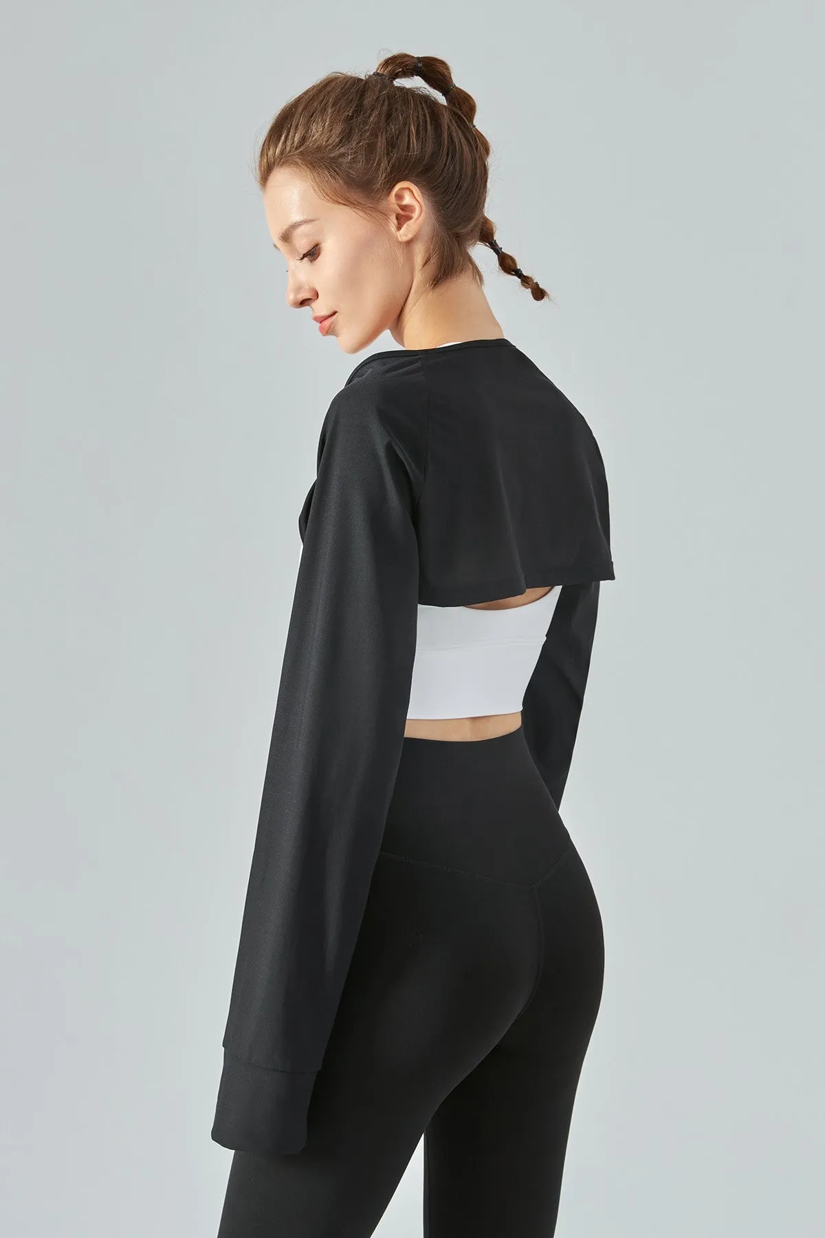 UPF50  Relaxed Fit Cooling Shawl Arm Sleeves