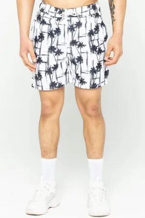 Ward Palm Men's Swim Shorts - White