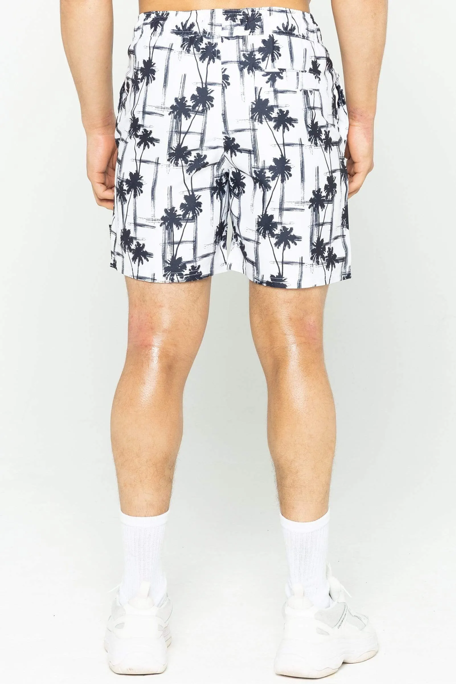 Ward Palm Men's Swim Shorts - White