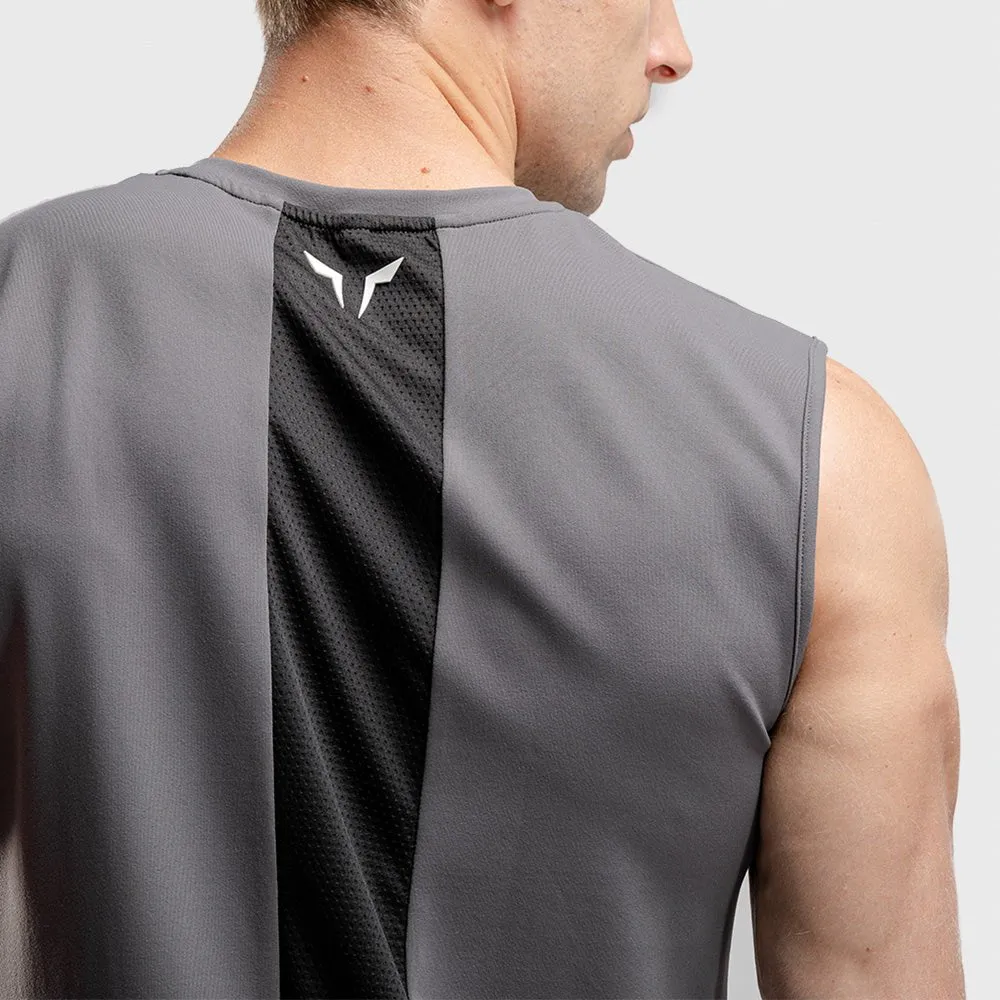 Warrior Cut-Off Tank - Grey
