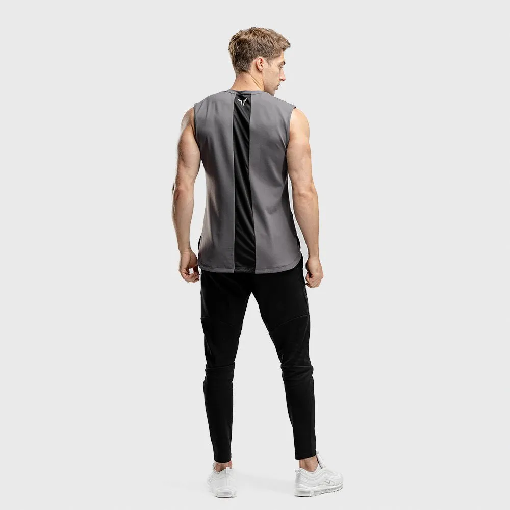 Warrior Cut-Off Tank - Grey