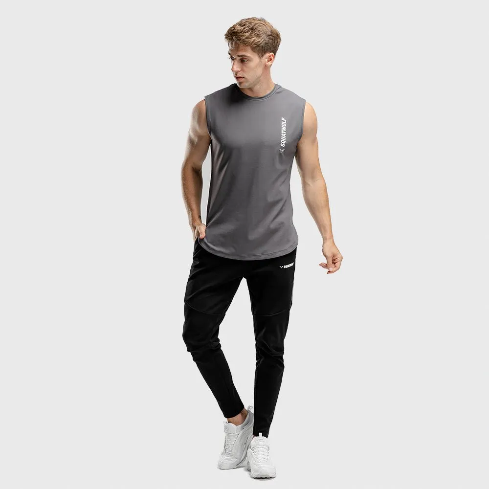 Warrior Cut-Off Tank - Grey