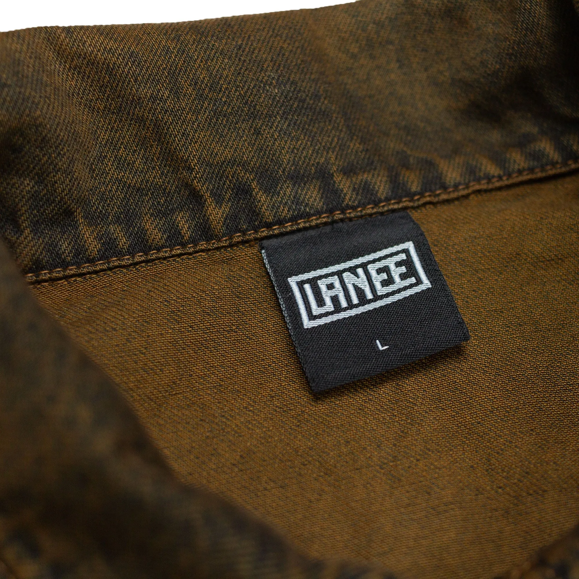 WASHED BROWN DENIM JACKET