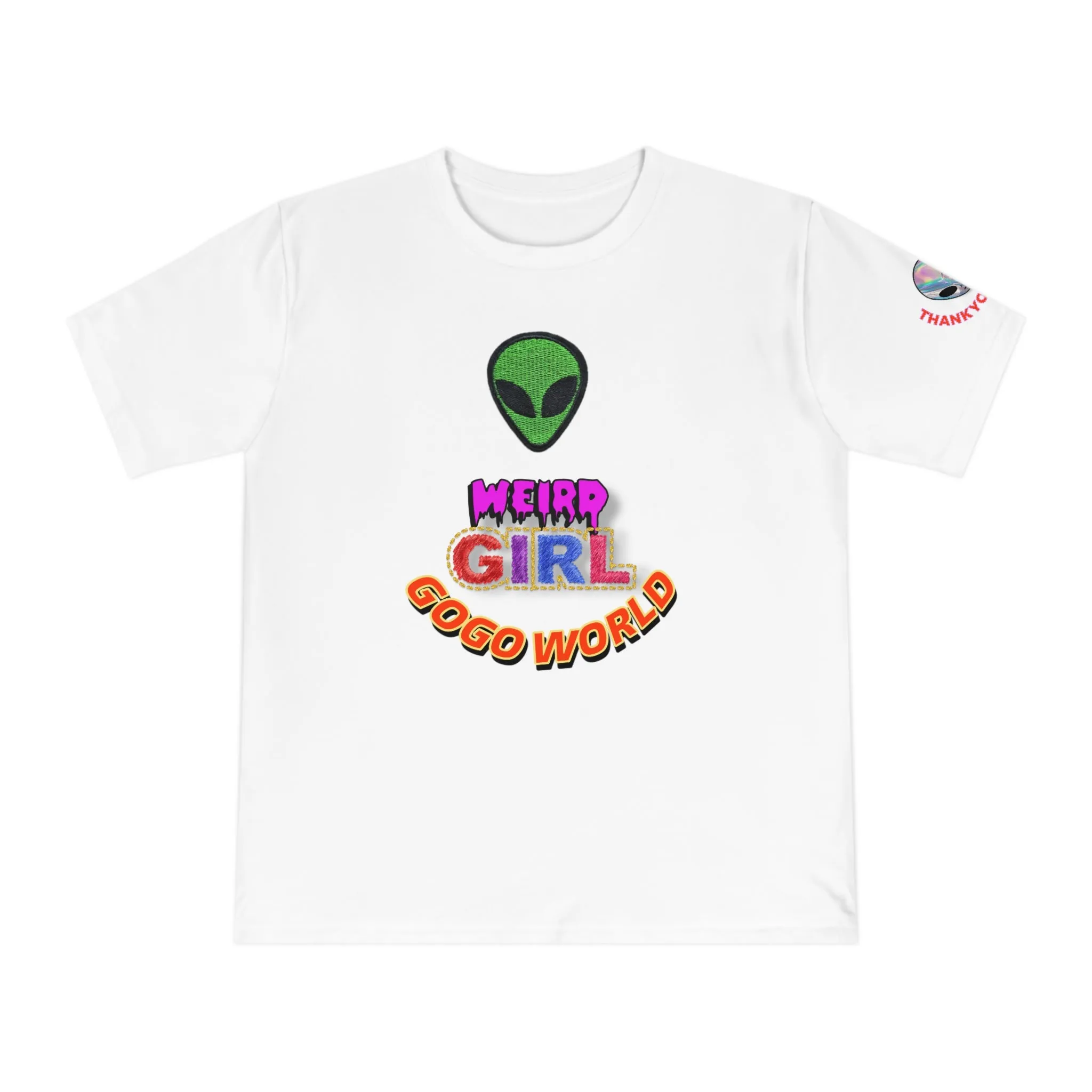 WIERD GIRL GOGOWORLD  T-shirt