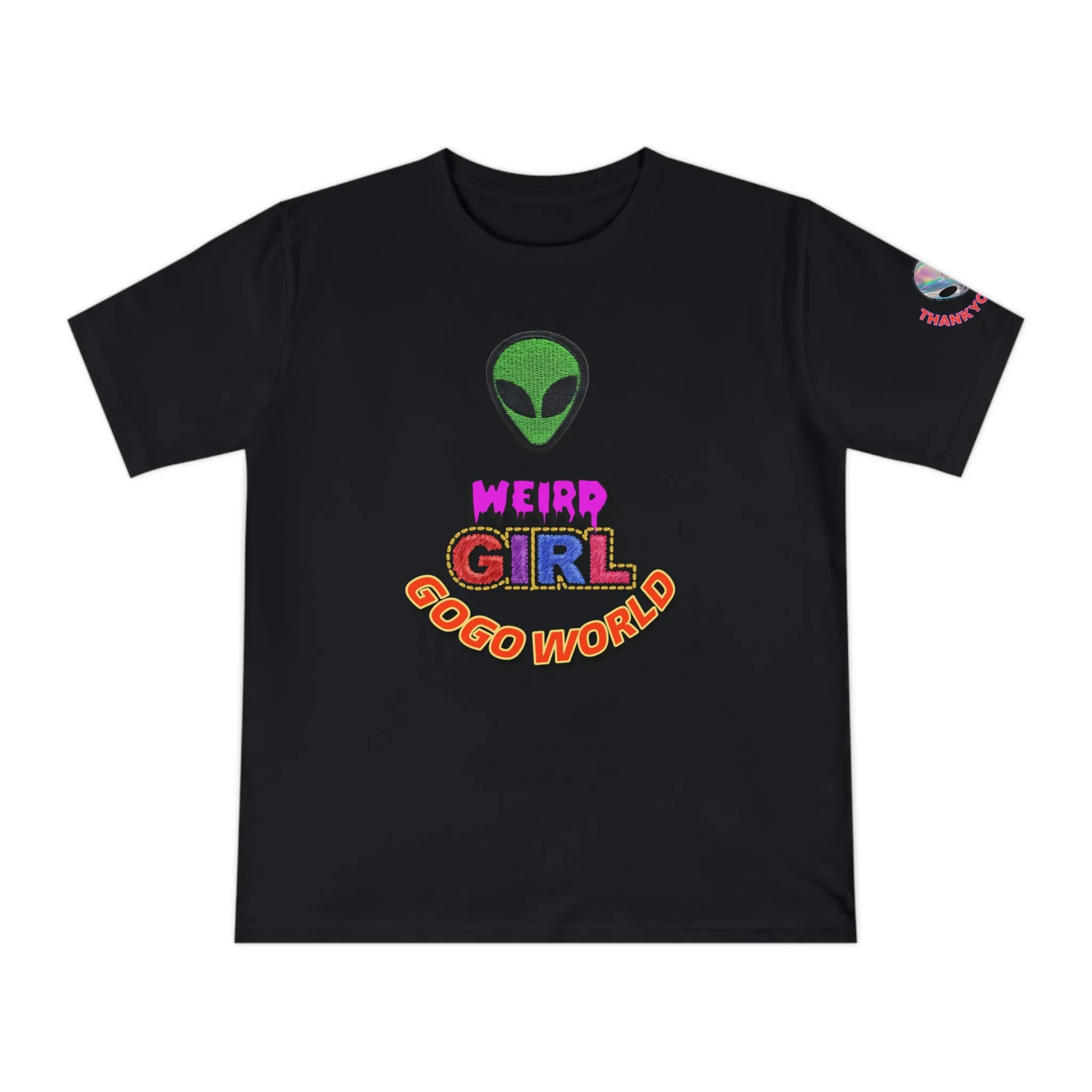 WIERD GIRL GOGOWORLD  T-shirt