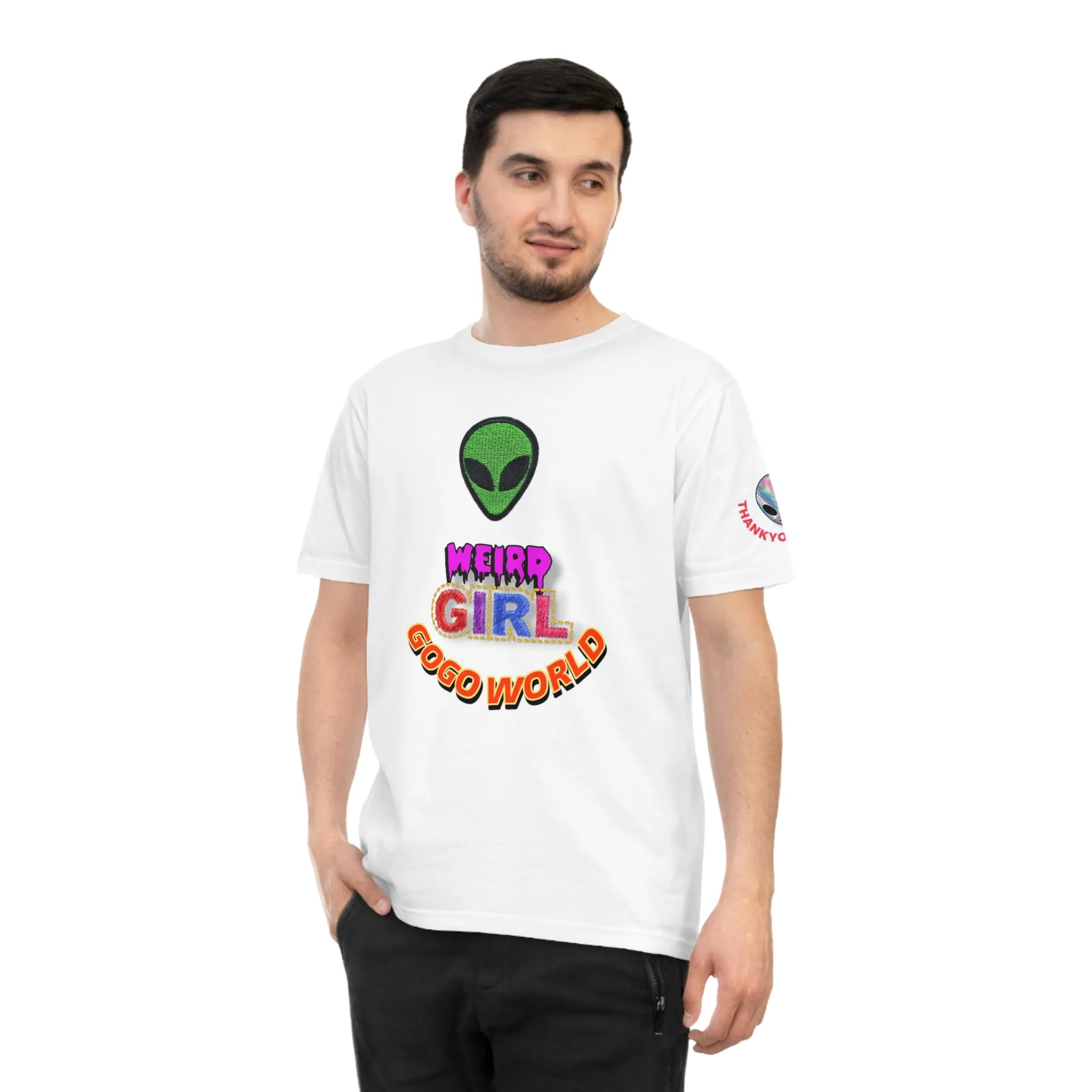 WIERD GIRL GOGOWORLD  T-shirt