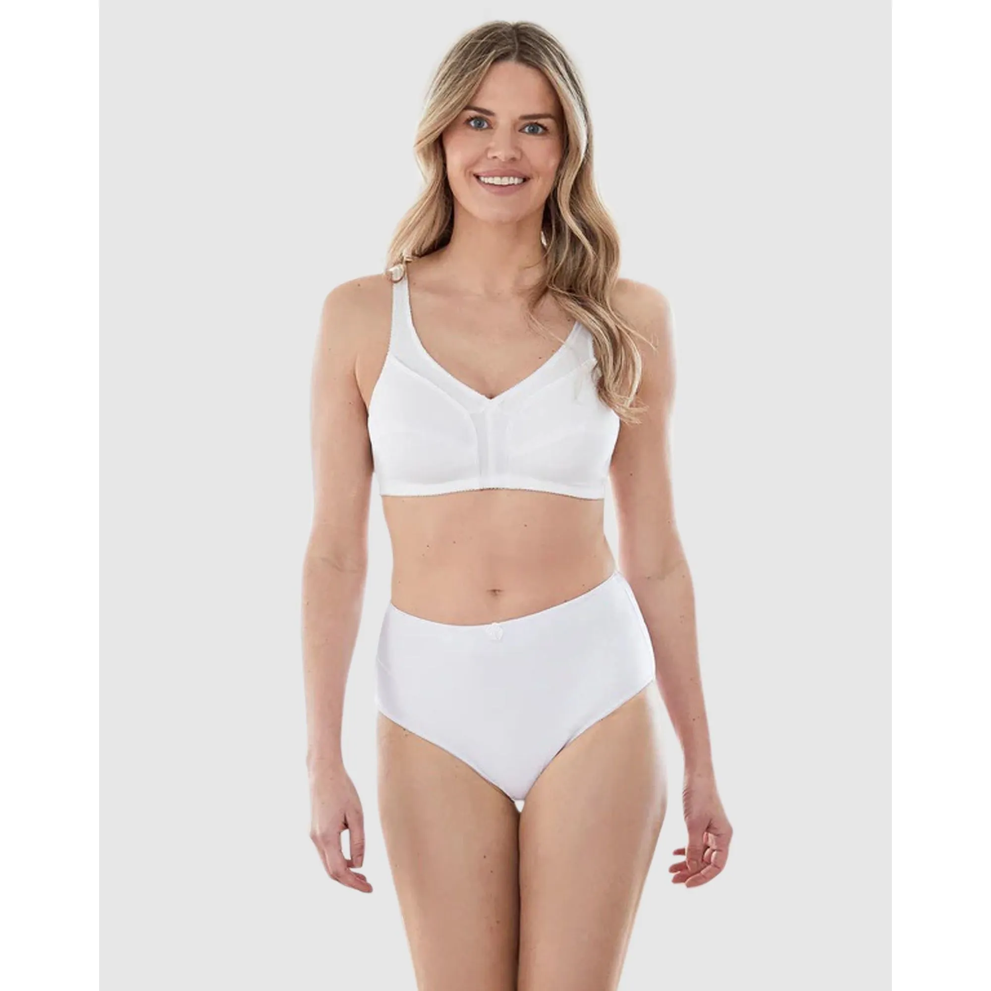 Wirefree Full Cup Unlined 100% Cotton Bra