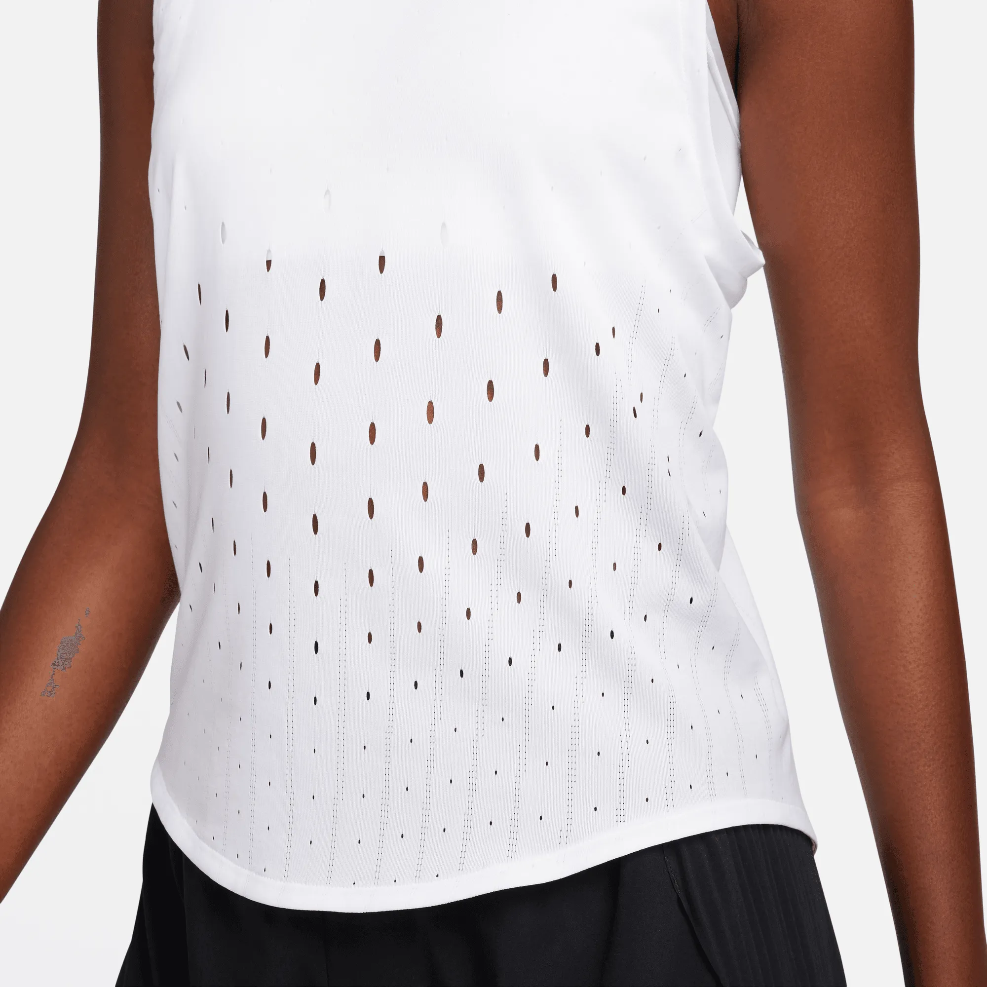 Women's AeroSwift DRI-FIT ADV Running Singlet (100 - White/Black)