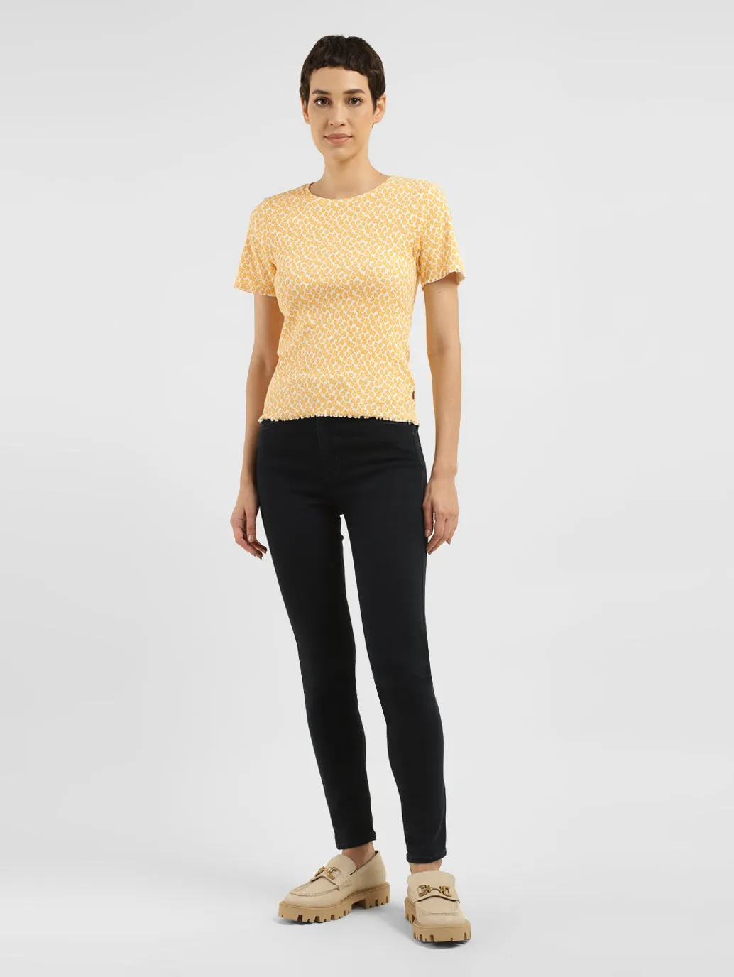 Women's Floral Print Regular Fit Top